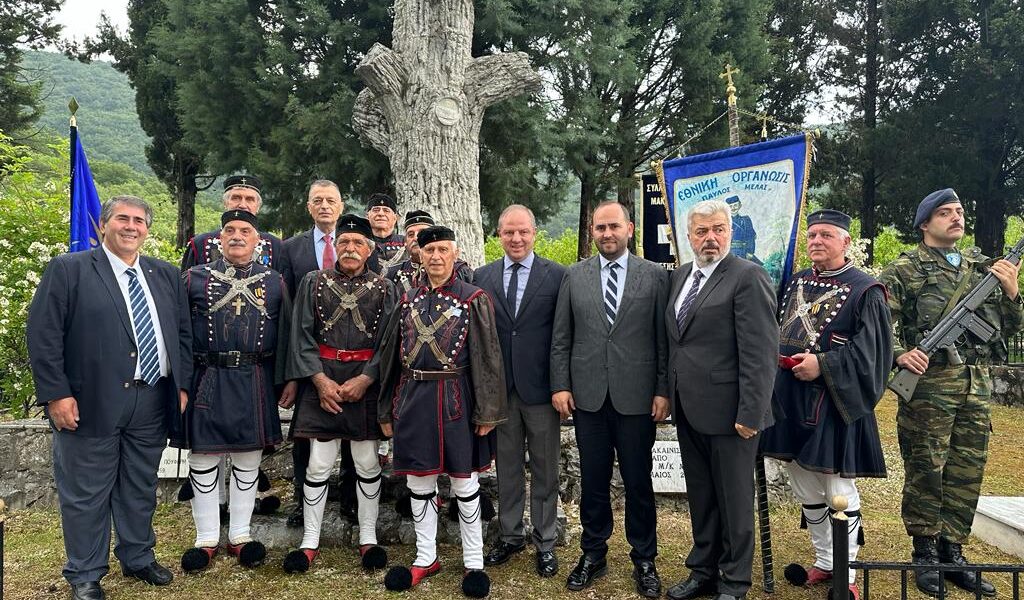 Στις εκδηλώσεις μνήμης των εθνομαρτύρων Άγρα και Μίγκα ο Λάκης Βασιλειάδης