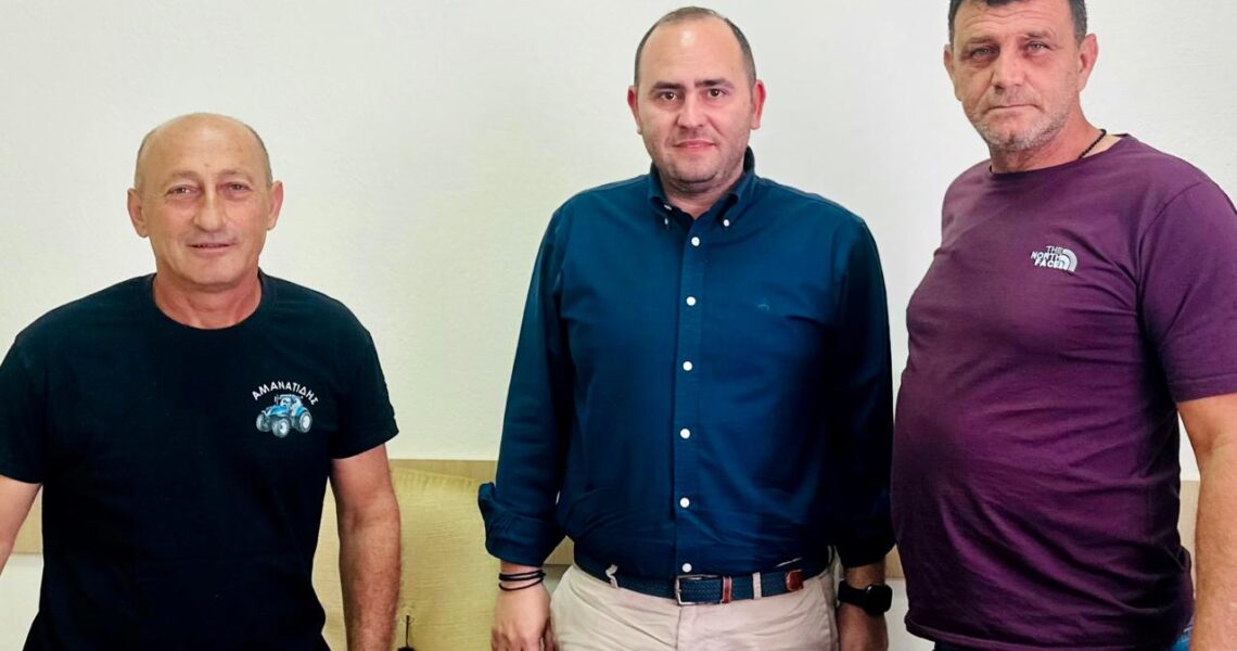 Συνάντηση Λάκη Βασιλειάδη με τους Προέδρους και μέλη των ΤΟΕΒ Ακρολίμνης & Κρύας Βρύσης για το αρδευτικό πρόβλημα