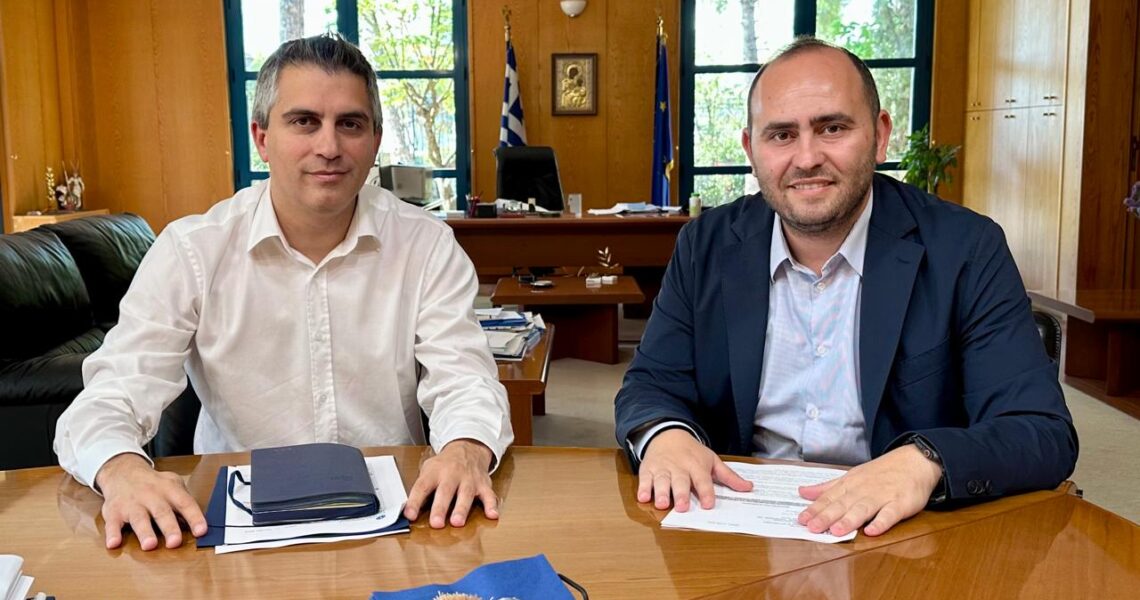 Συνάντηση Λάκη Βασιλειάδη με τον Υπουργό Υποδομών & Μεταφορών για την πορεία του έργου Οδικός Άξονας ΕΟ2 Θεσσαλονίκη- Γιαννιτσά – Έδεσσας: «Να επιταχύνουμε τις διαδικασίες, ώστε επιτέλους να το δούμε»