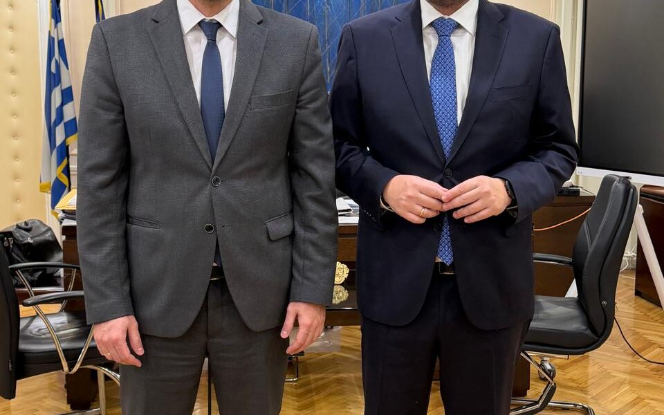Συνάντηση Λάκη Βασιλειάδη με τον Υφυπουργό Εθνικής Οικονομίας & Οικονομικών