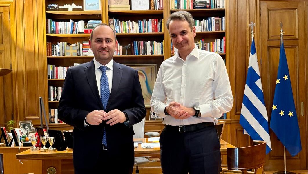 Συνάντηση Λάκη Βασιλειάδη με τον Πρωθυπουργό Κυριάκο Μητσοτάκη